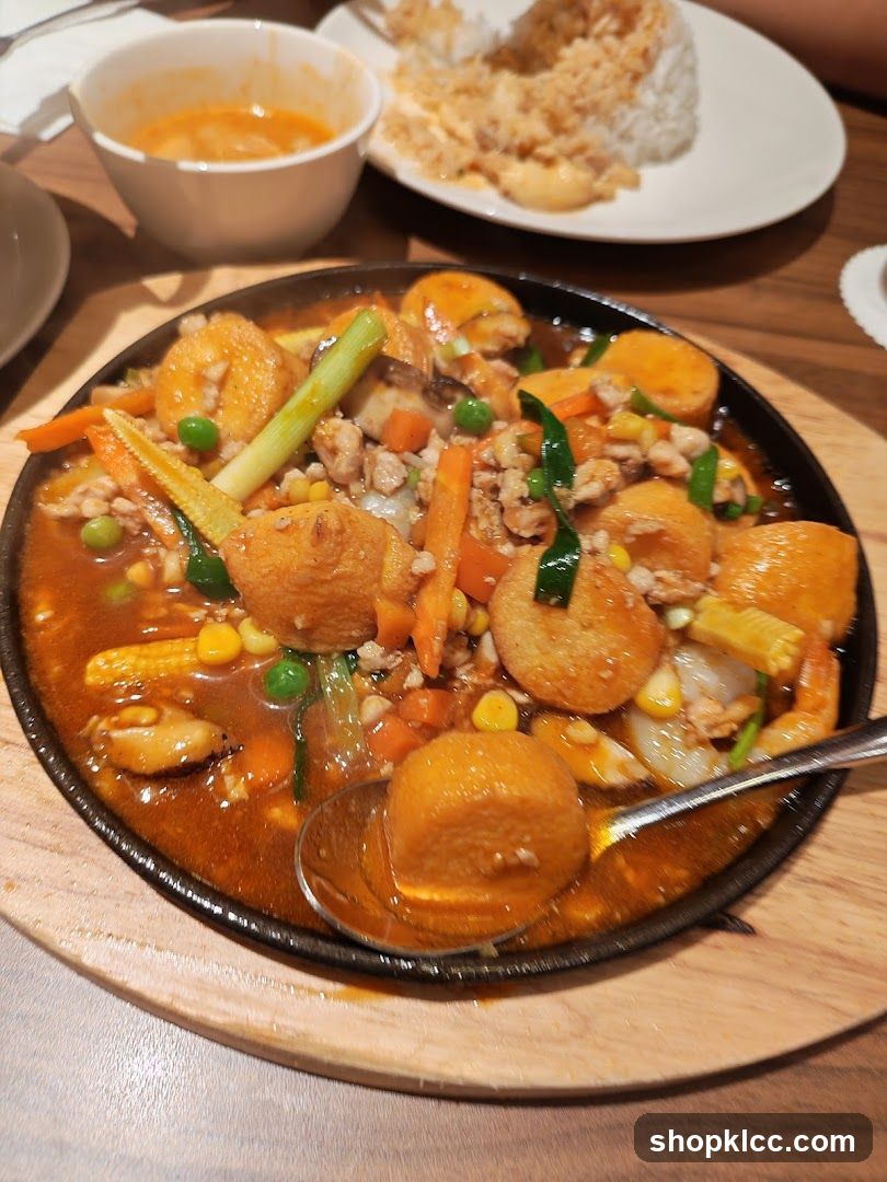 Sizzling Tofu Dish