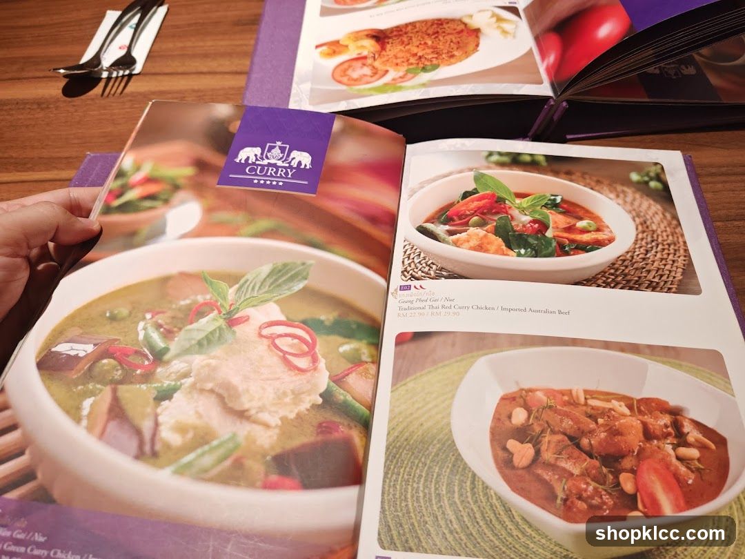 Curry Menu