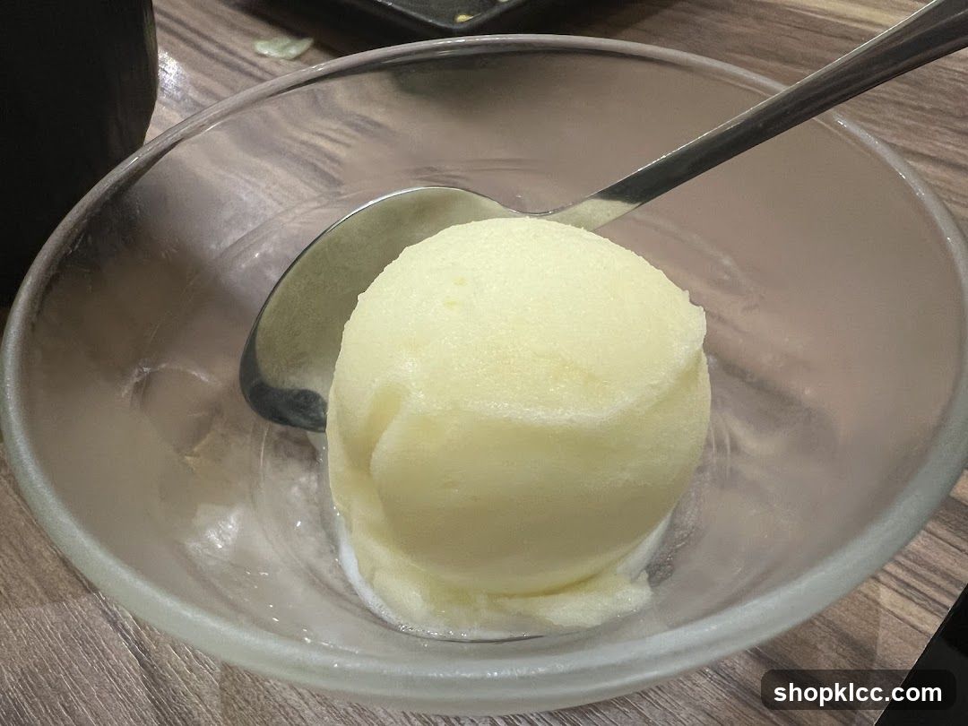 Lemon Sorbet