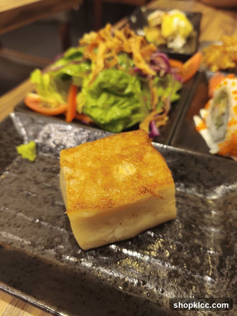Fried Tofu and Salad