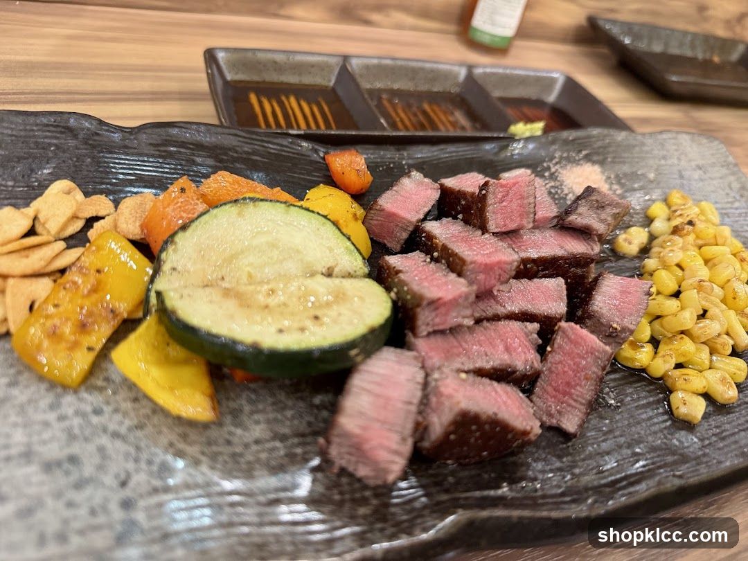 Steak and Vegetables Platter