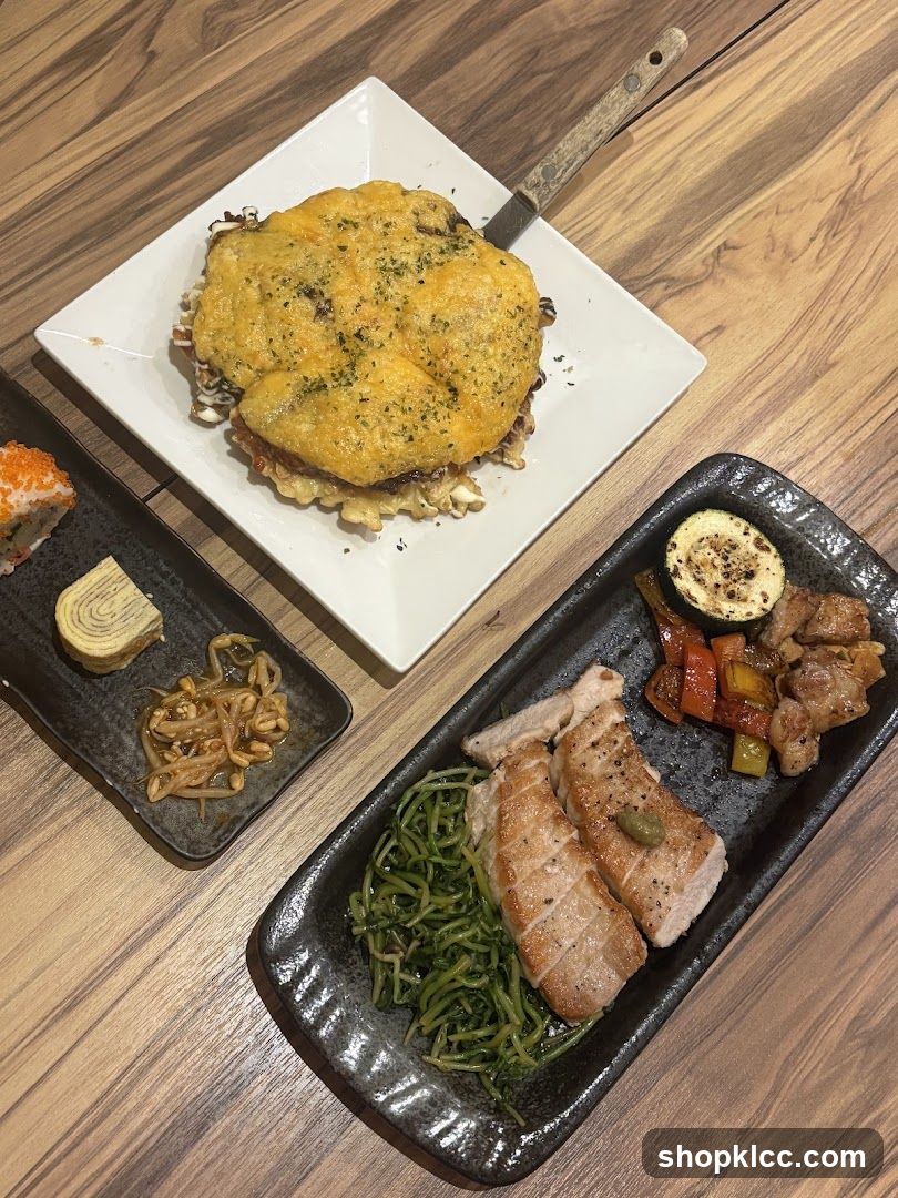 Assortment of Japanese Dishes