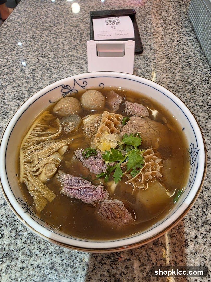 Beef Tripe Noodle Soup