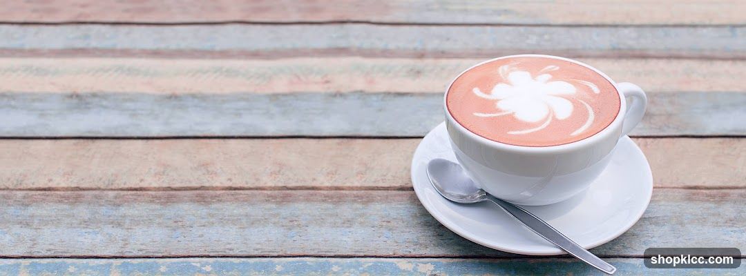 Latte with Flower Art