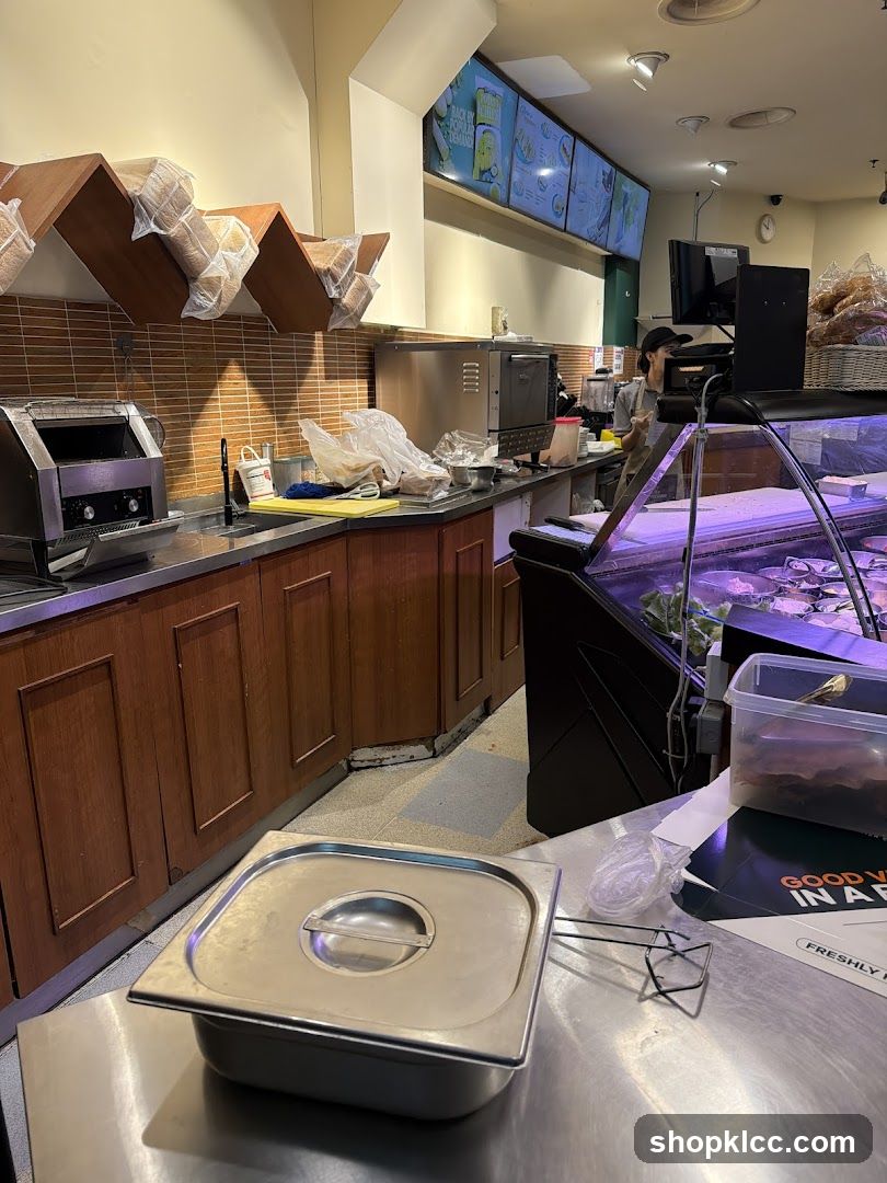 Deli Counter with Food Display