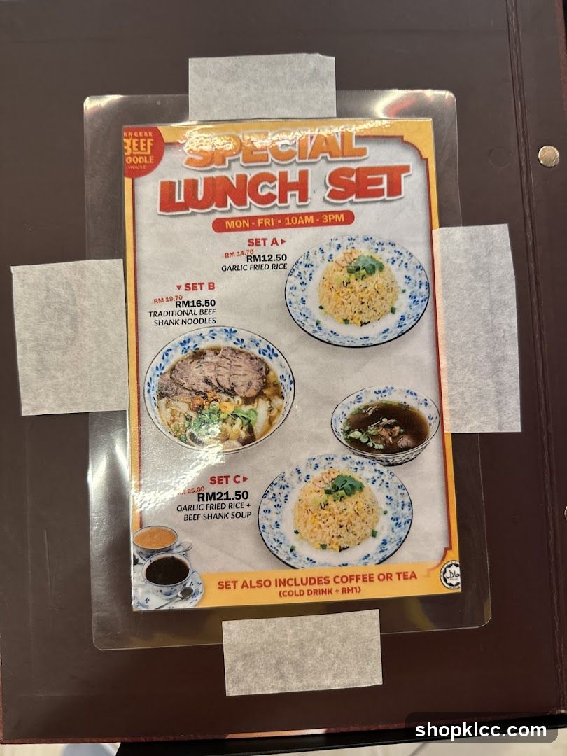 Special Lunch Set