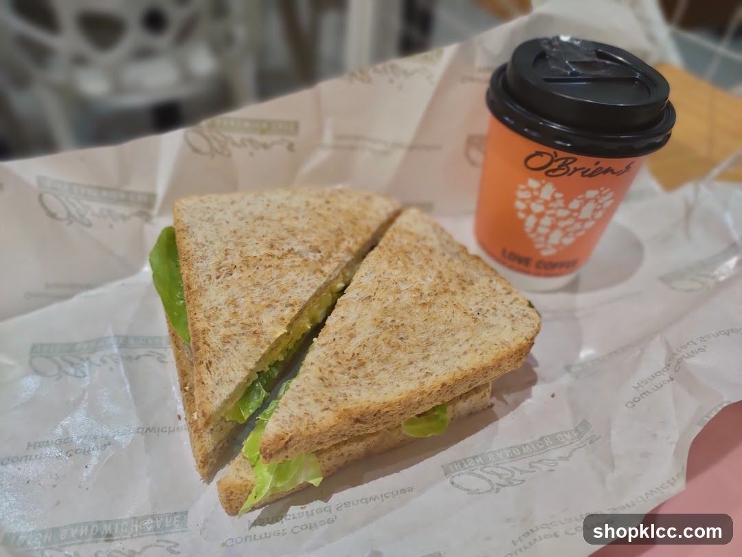 Sandwich and Coffee