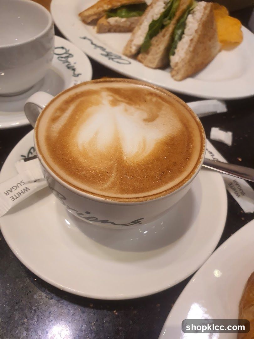 Cappuccino and Sandwiches