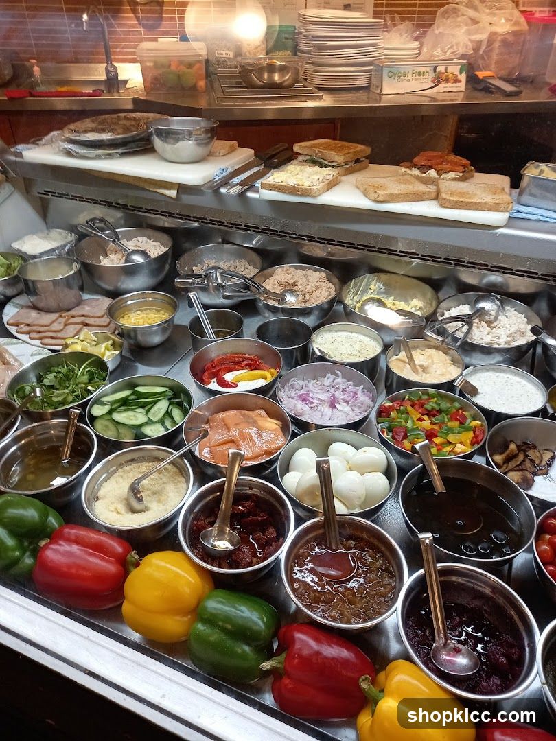 Sandwich Ingredients Display