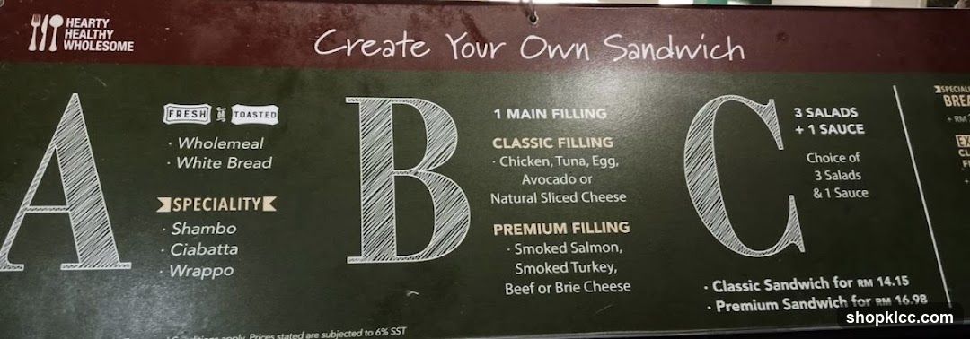 Create Your Own Sandwich