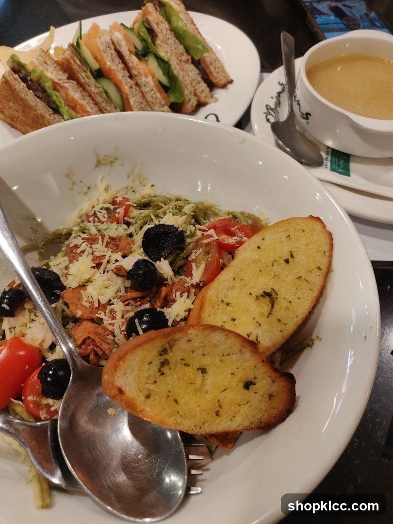 Pasta and Sandwiches