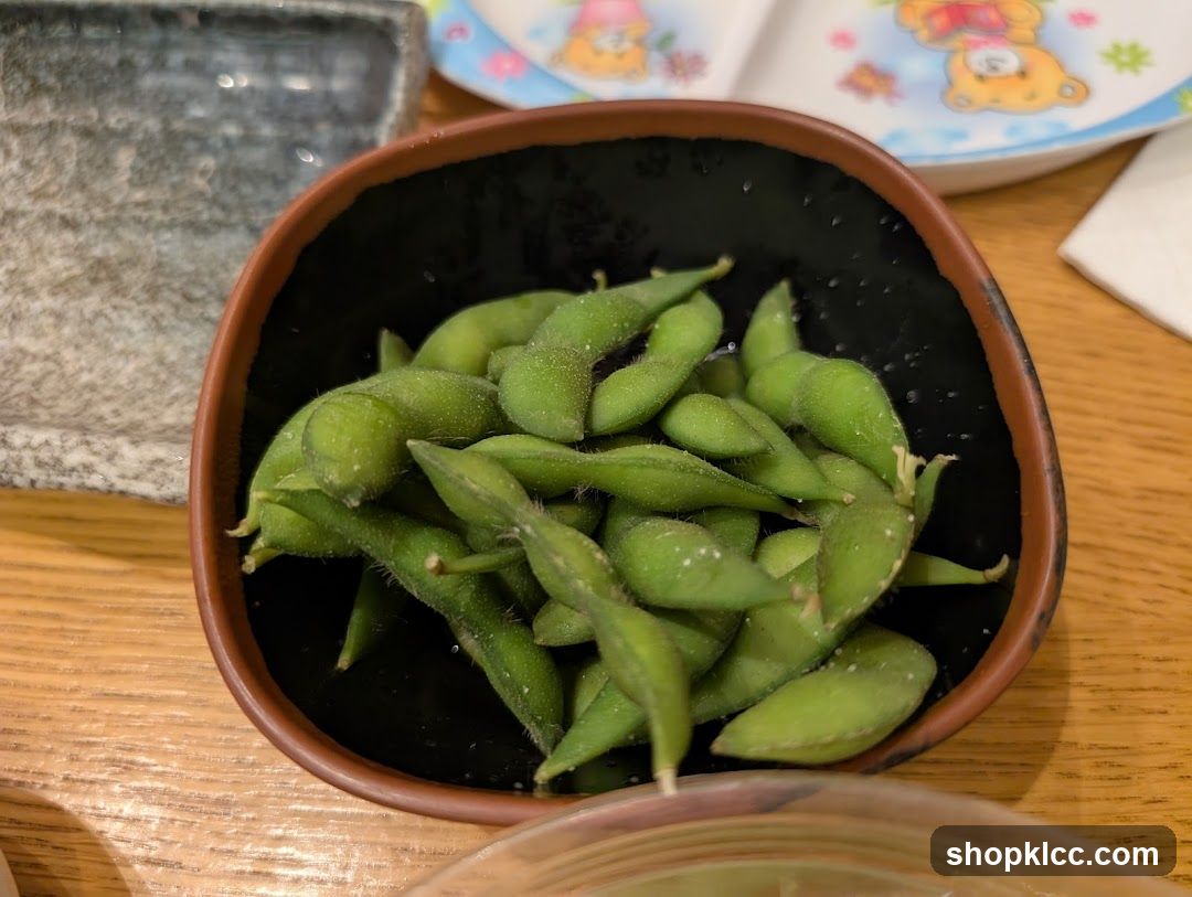 Edamame in a Bowl