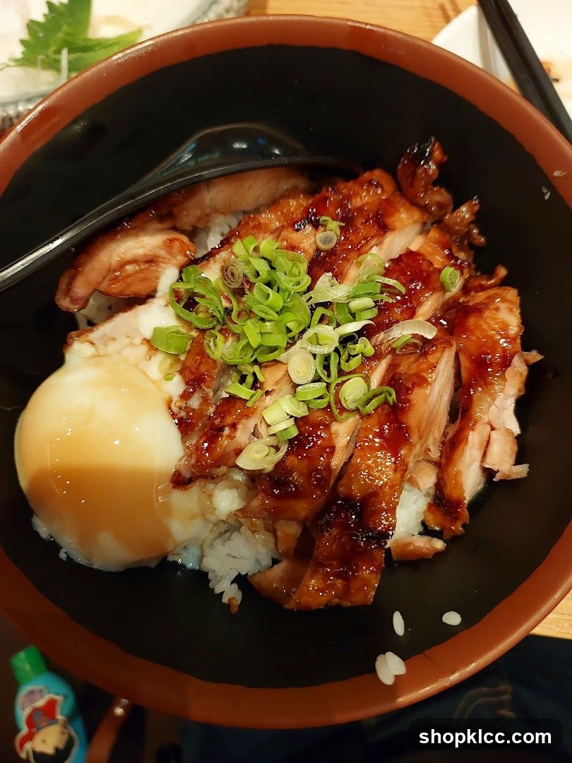 Chicken Teriyaki Donburi