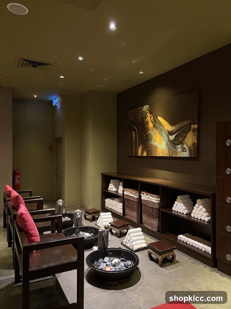 Spa Foot Soak Area