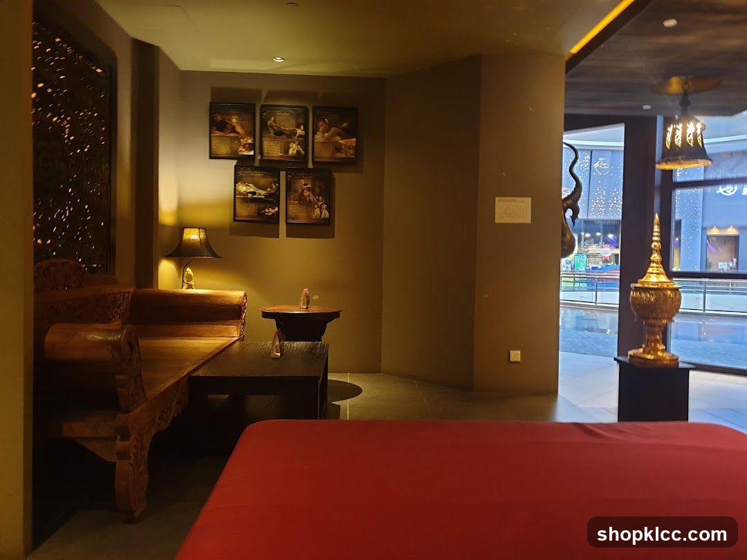 Interior of a spa or relaxation area