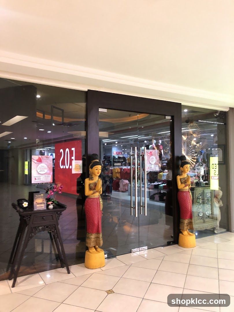 Store Entrance with Statues