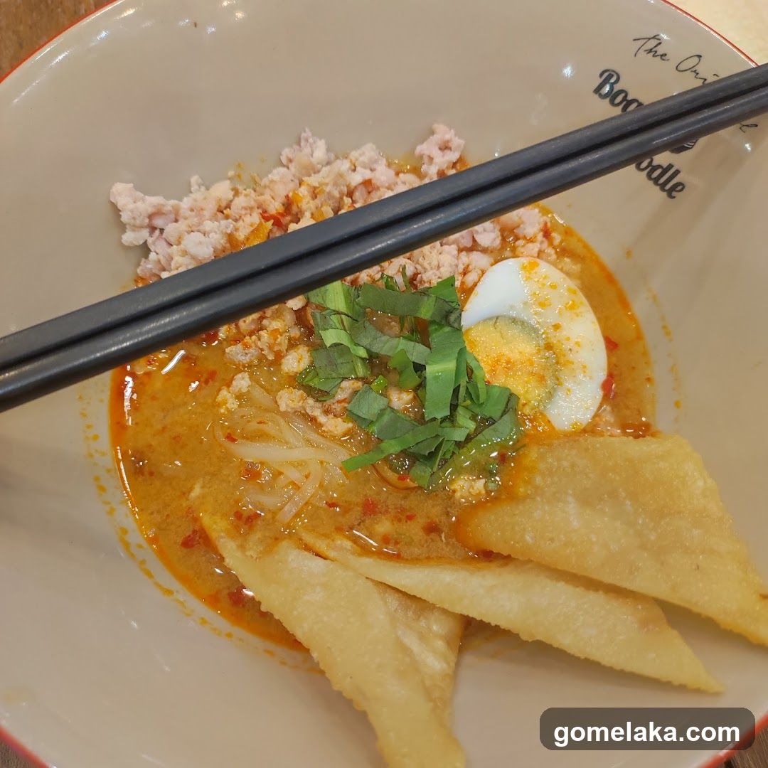 Noodle Bowl with Chopsticks