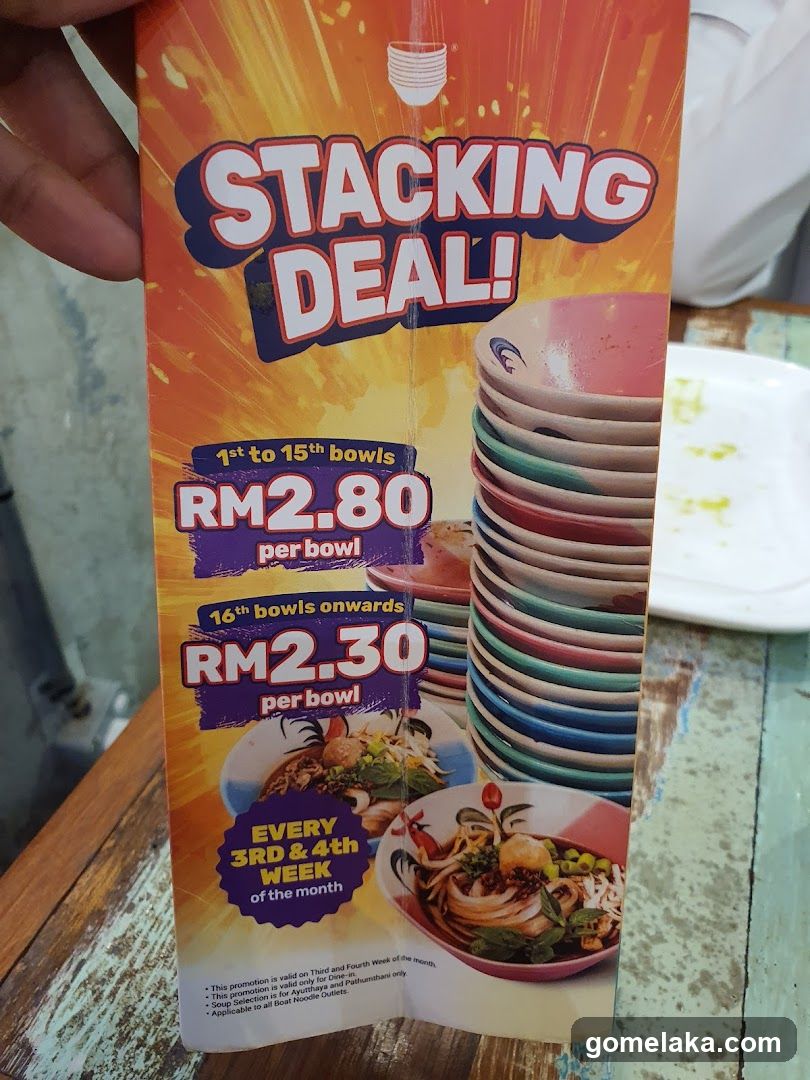 Stacking Deal Promotion Flyer