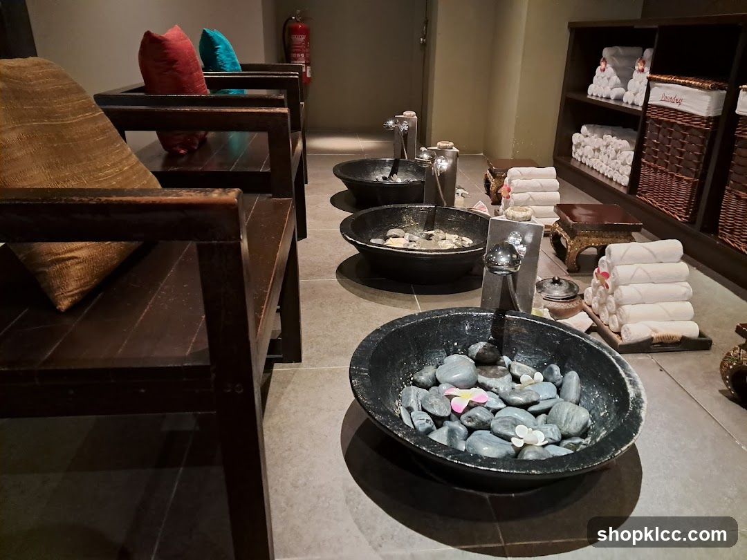 Spa Foot Soak Area