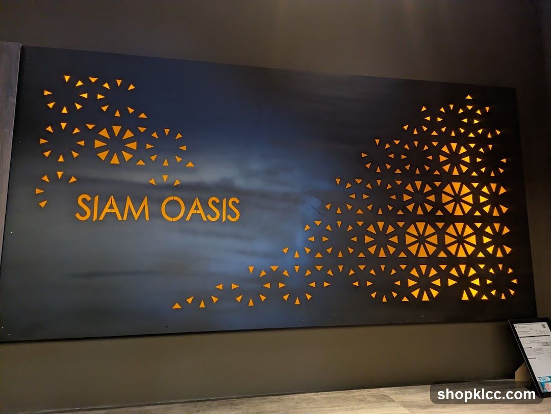 Siam Oasis Signage