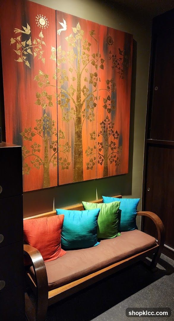 Artwork and Seating Area