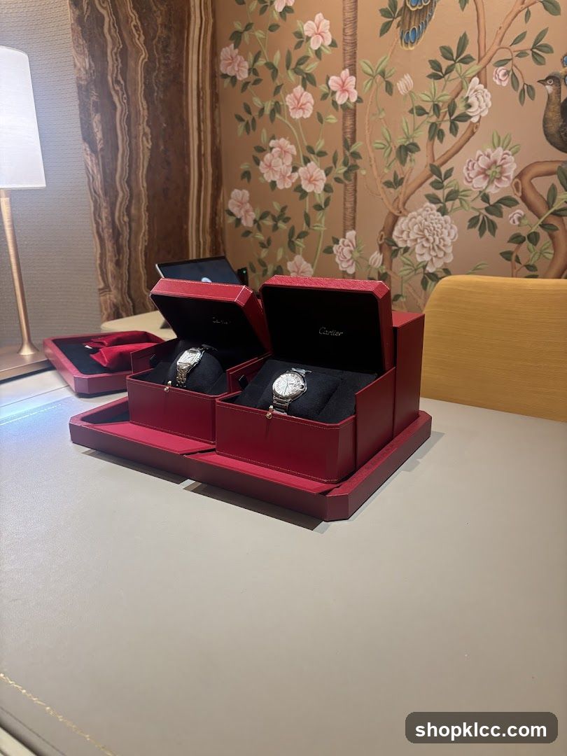Cartier Watches Display