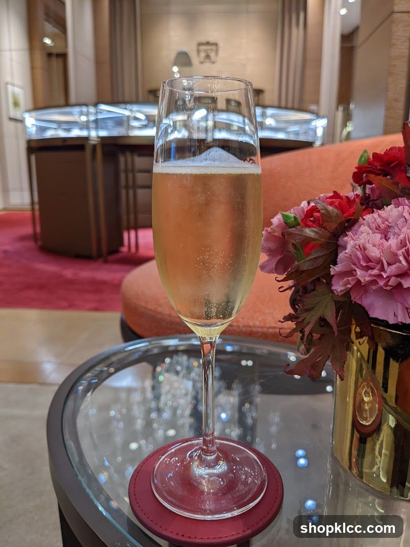 Champagne and Flowers