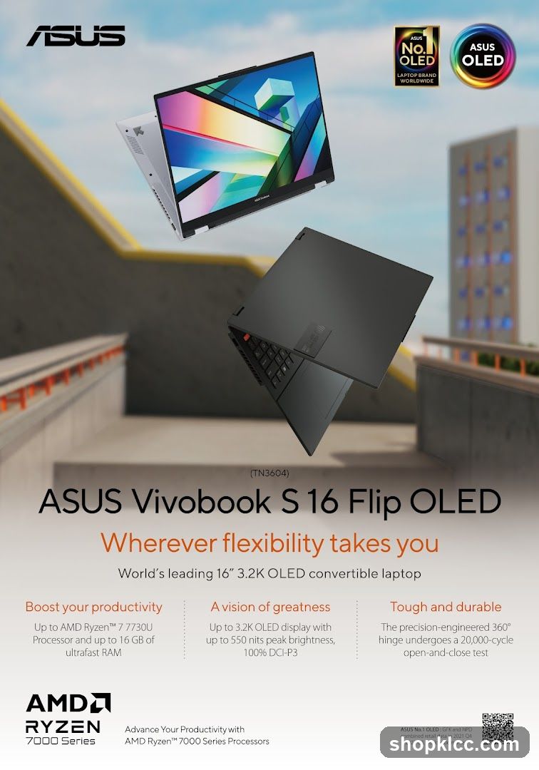 ASUS Vivobook S 16 Flip OLED Advertisement