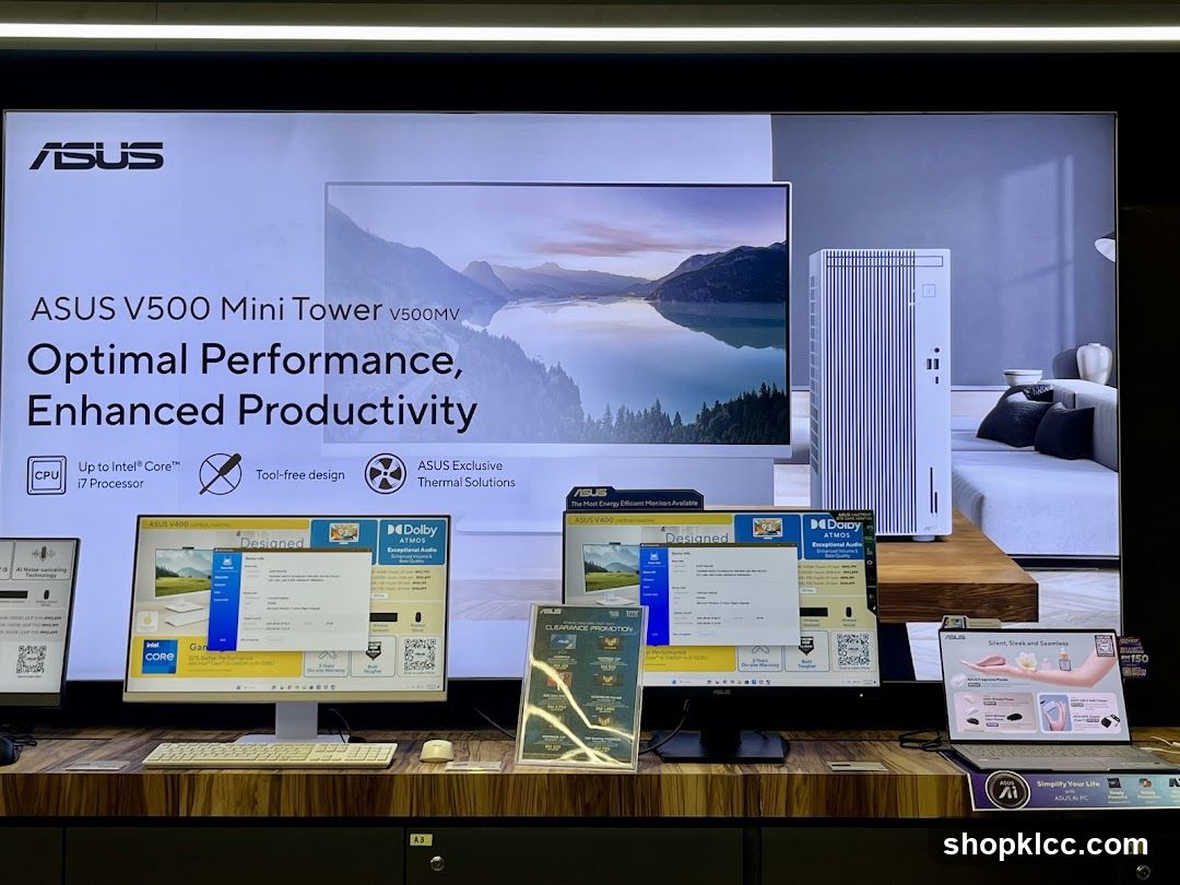 ASUS V500 Mini Tower PC Display