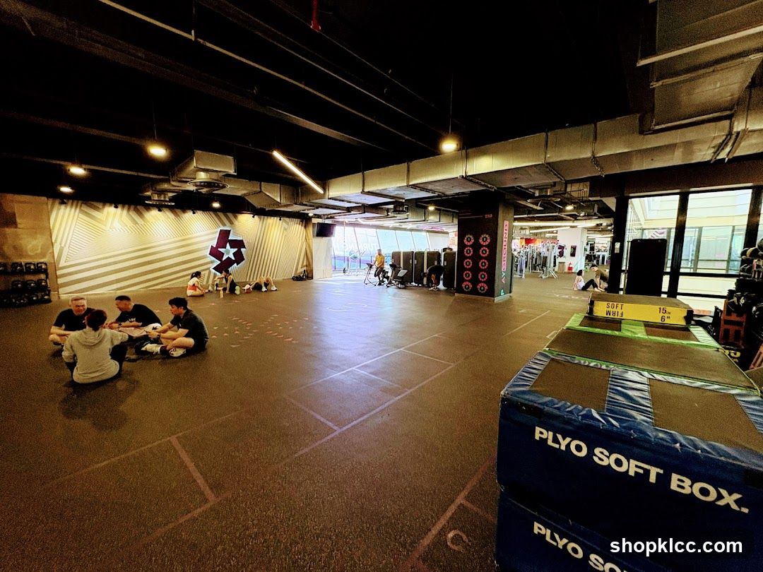 Gym Interior with People