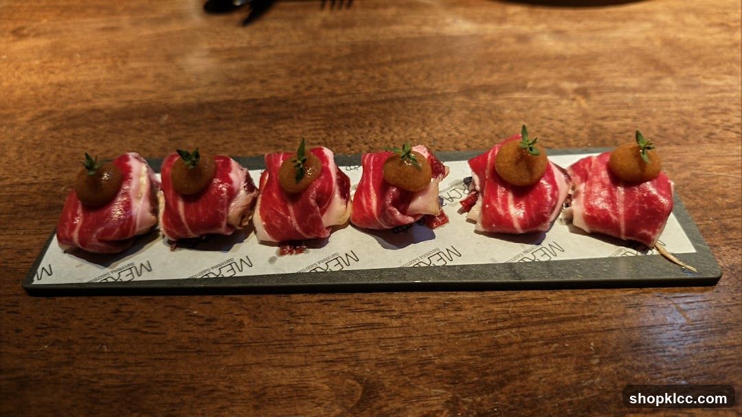 Meat Bites with Topping