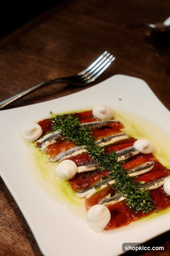 Anchovy and Pepper Appetizer