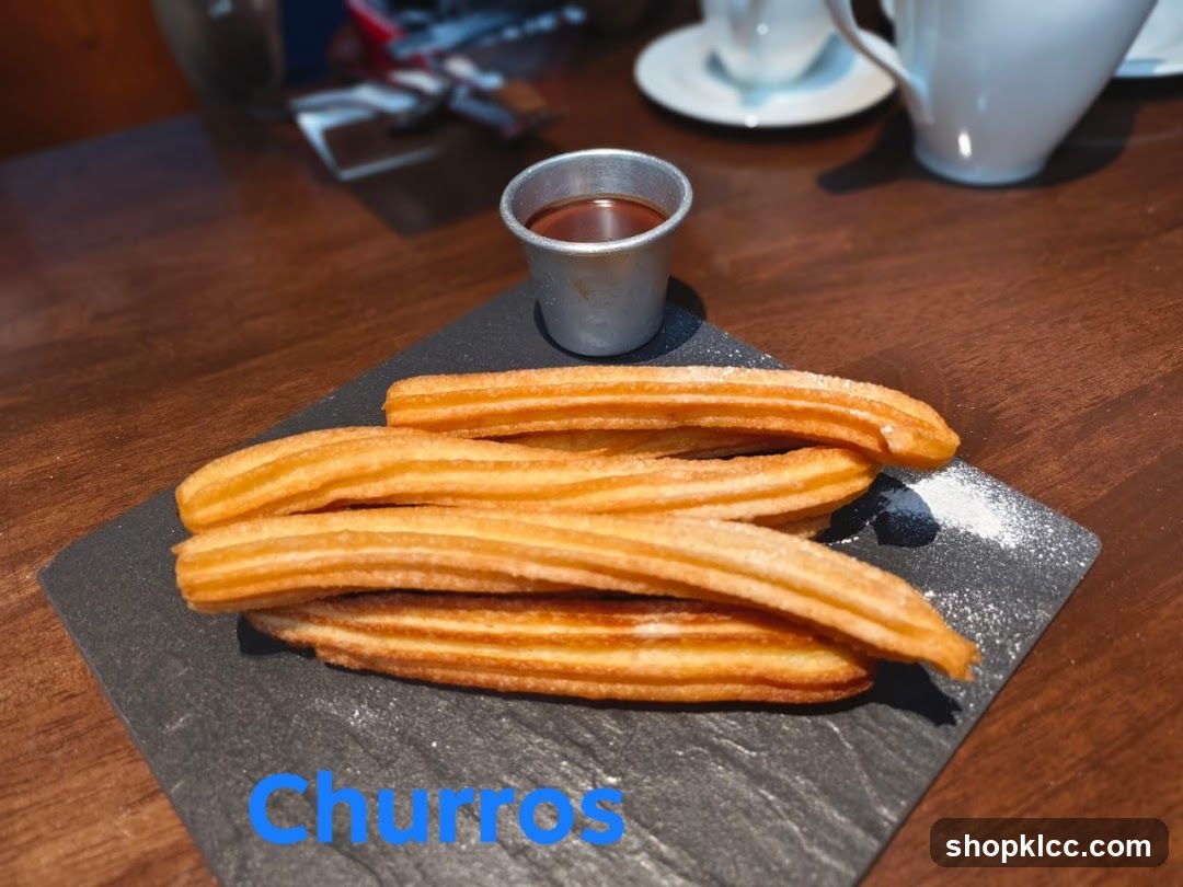 Churros with Chocolate Dip