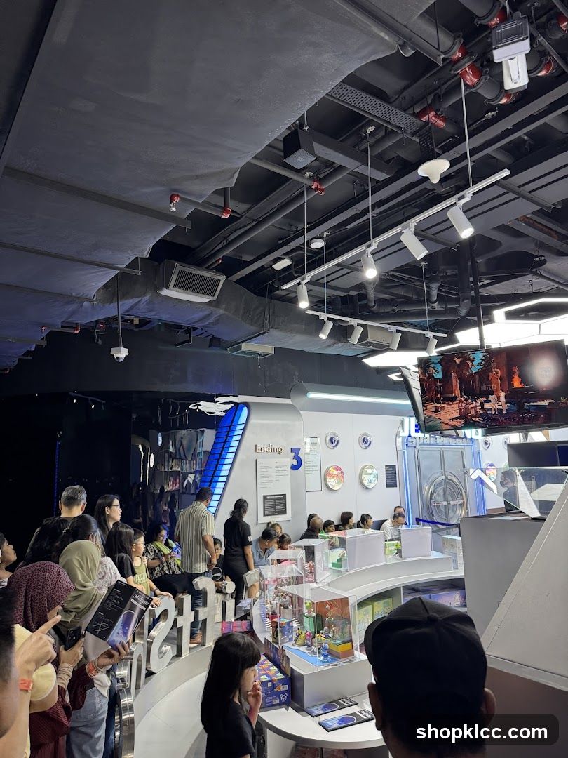 People browsing displays in a store