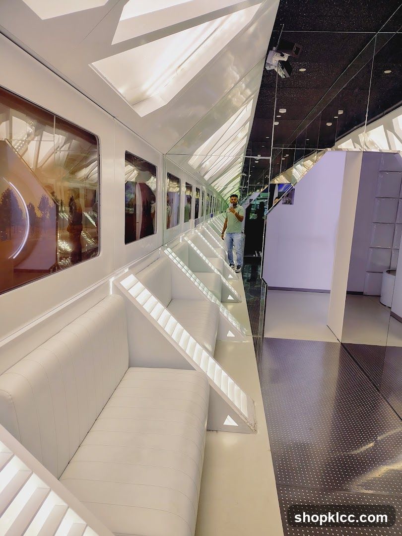 Modern Interior with Seating and Displays