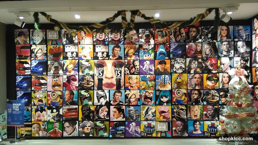 Pop Culture Art Display