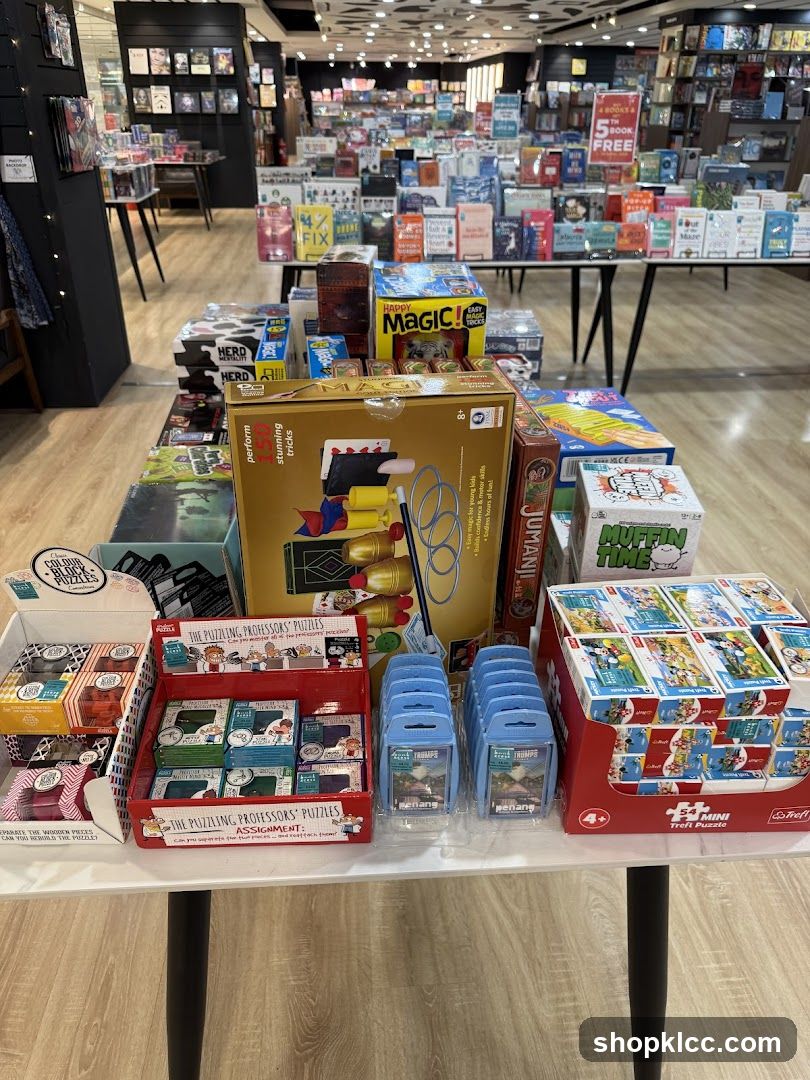 Display of Puzzles and Games