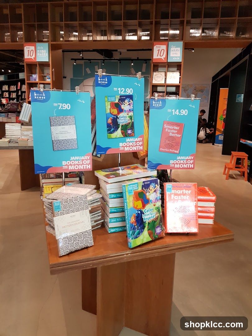 January Books of the Month Display