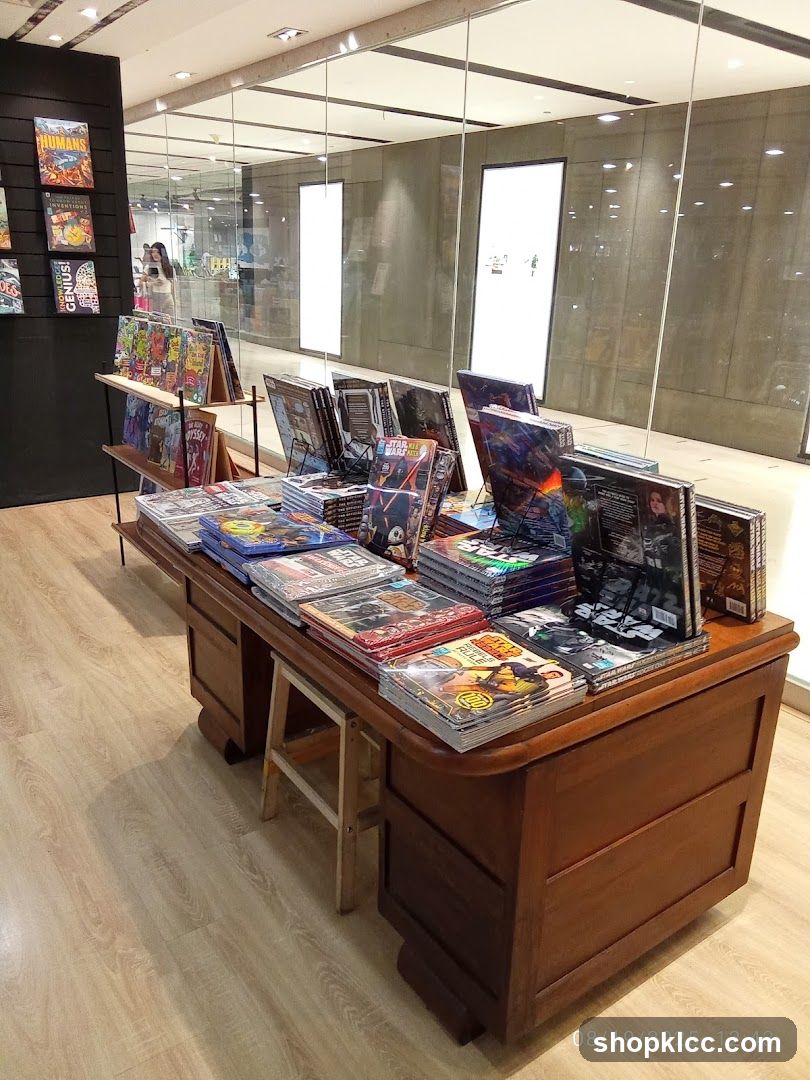 Comics and Graphic Novels Display