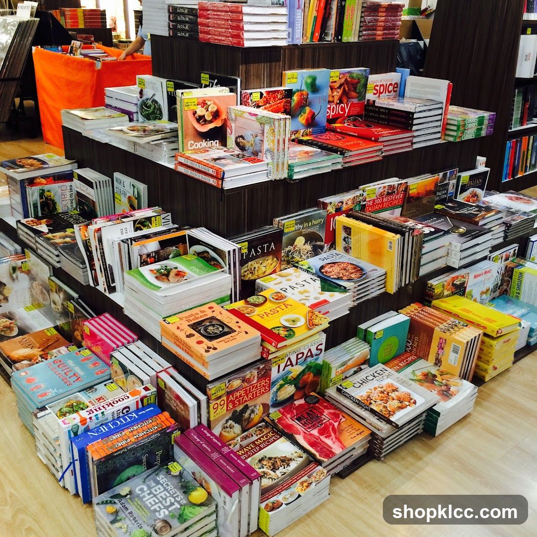Cookbooks on Display