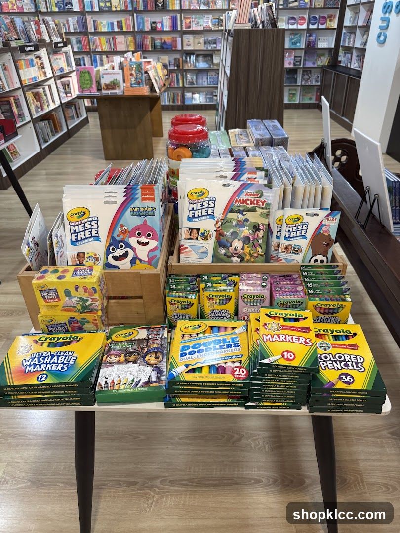 Art Supplies Display