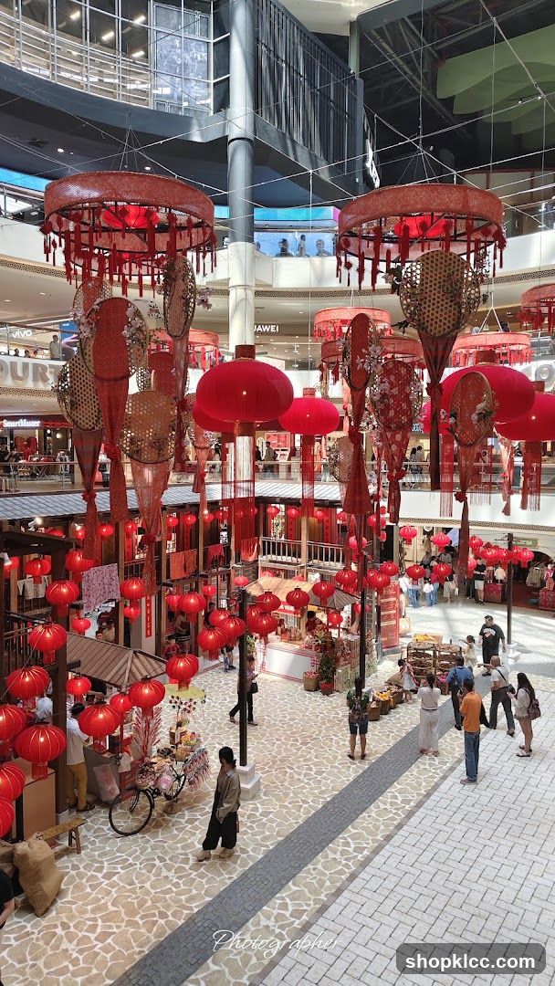 Mall Interior Decorated for Lunar New Year