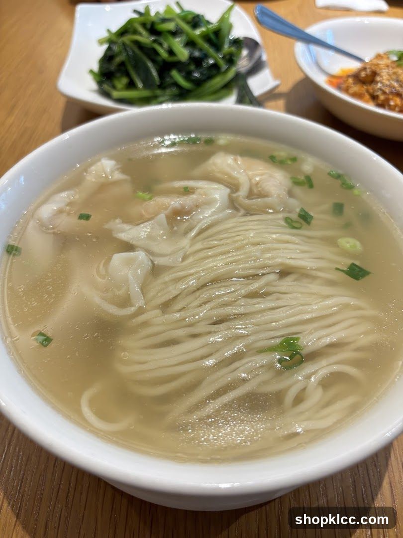 Wonton Noodle Soup
