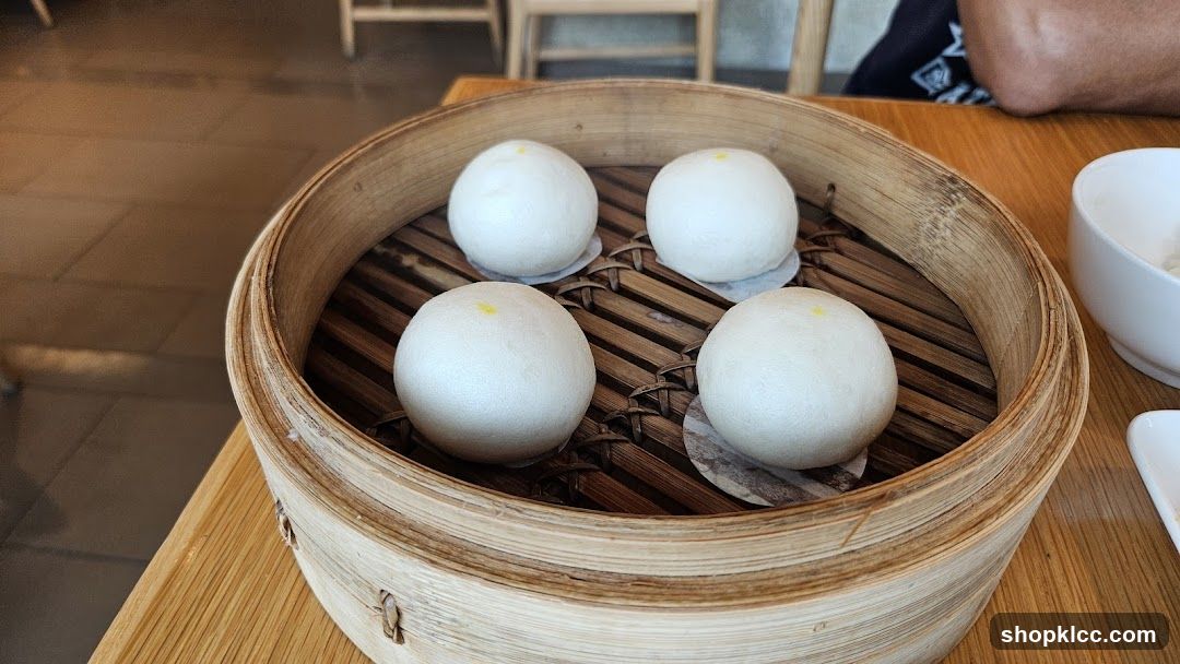 Steamed Buns in a Bamboo Steamer