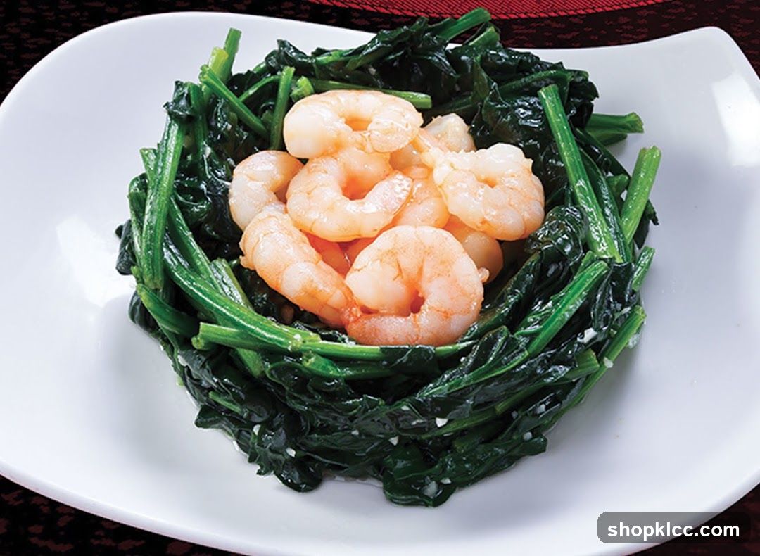 Shrimp and Spinach