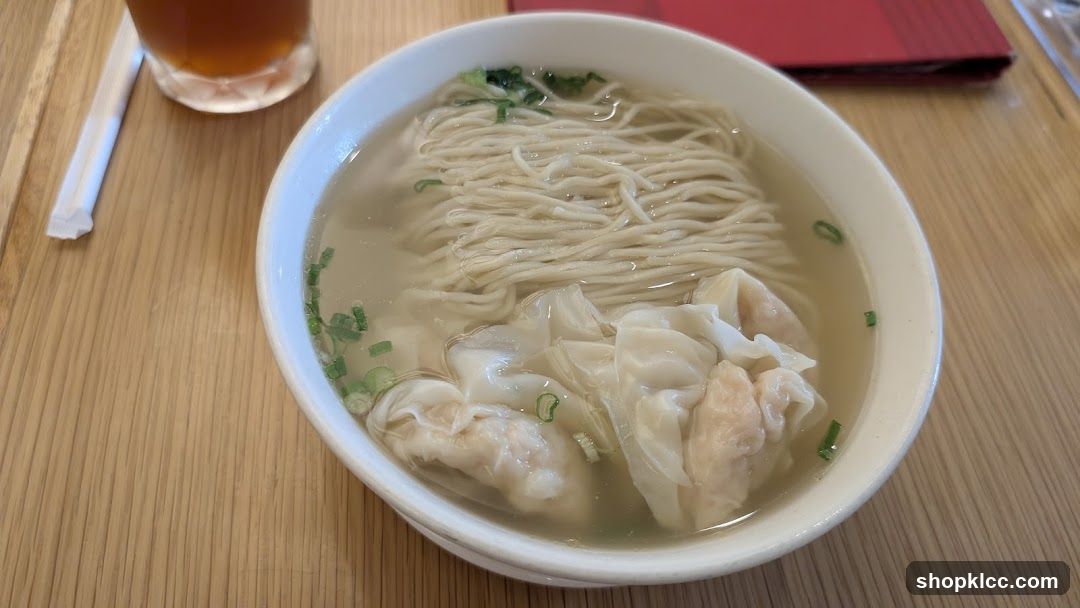 Wonton Noodle Soup