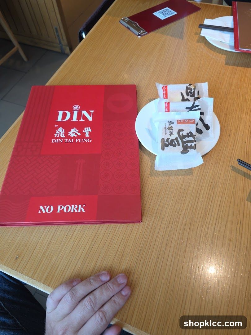 Din Tai Fung Menu and Snacks