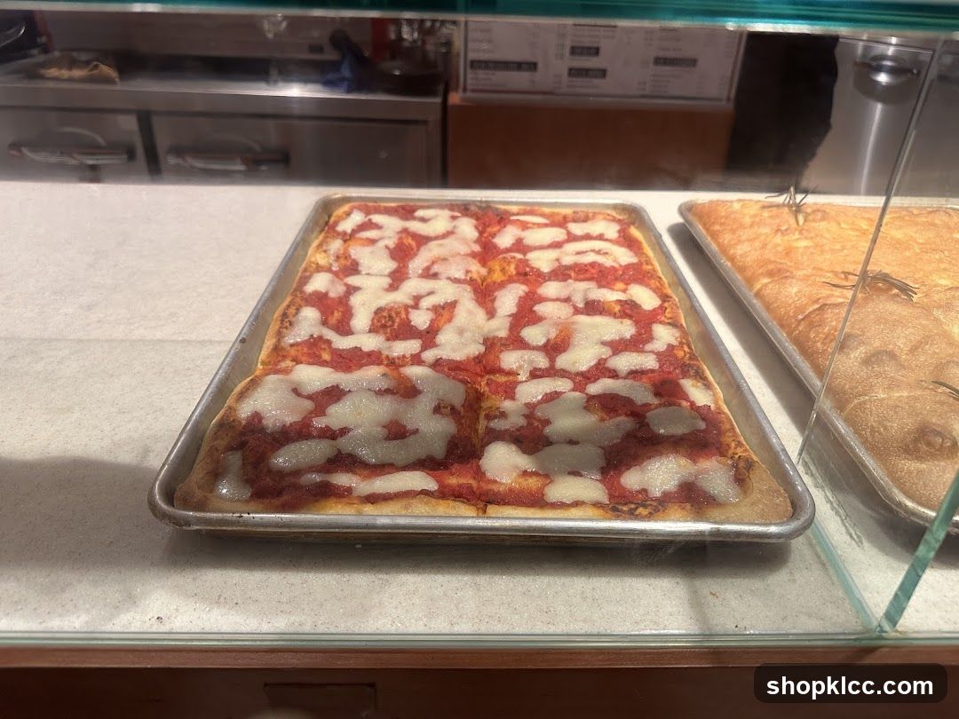 Rectangular Pizza and Focaccia