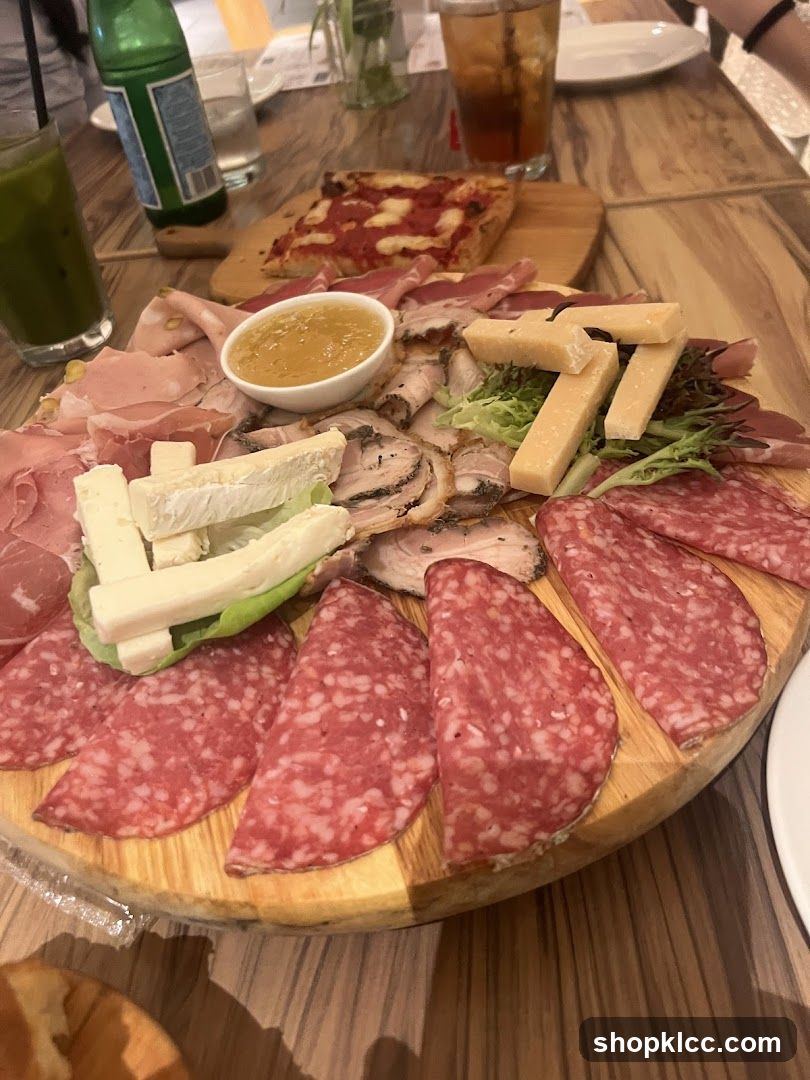 Charcuterie Board with Drinks
