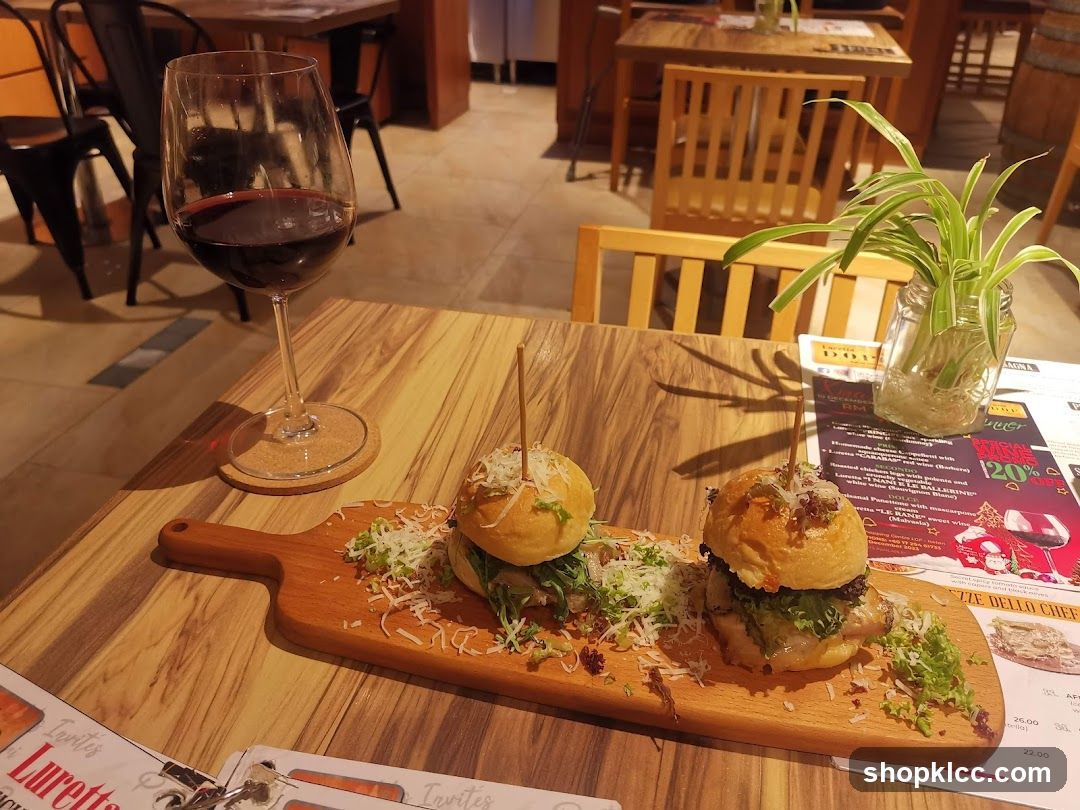 Sliders and Wine